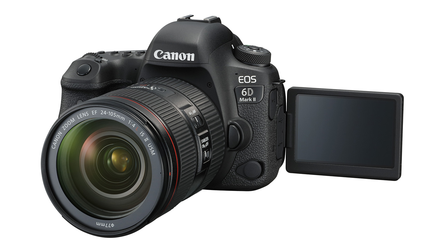 EOS 6D Mark Ⅱ는 풀 프레임 센서를 탑재한 최경량 DSLR 카메라로, 동시에 회전형 풀 터치 액정을 갖춰 하이 앵글 및 로우 앵글 어느 각도에서도 편리한 촬영이 가능하다.