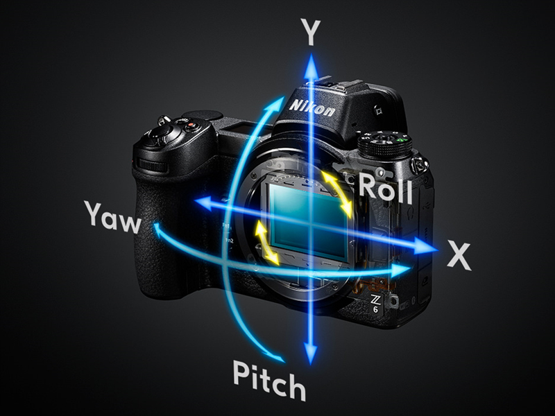 상하, 좌우의 떨림에 더해 동영상 촬영시 자주 발생하는 Roll축의 흔들림까지 총 5축에서 효과적으로 흔들림을 제어해 핸드헬드 사진 및 영상 촬영에서 강점을 가진다.