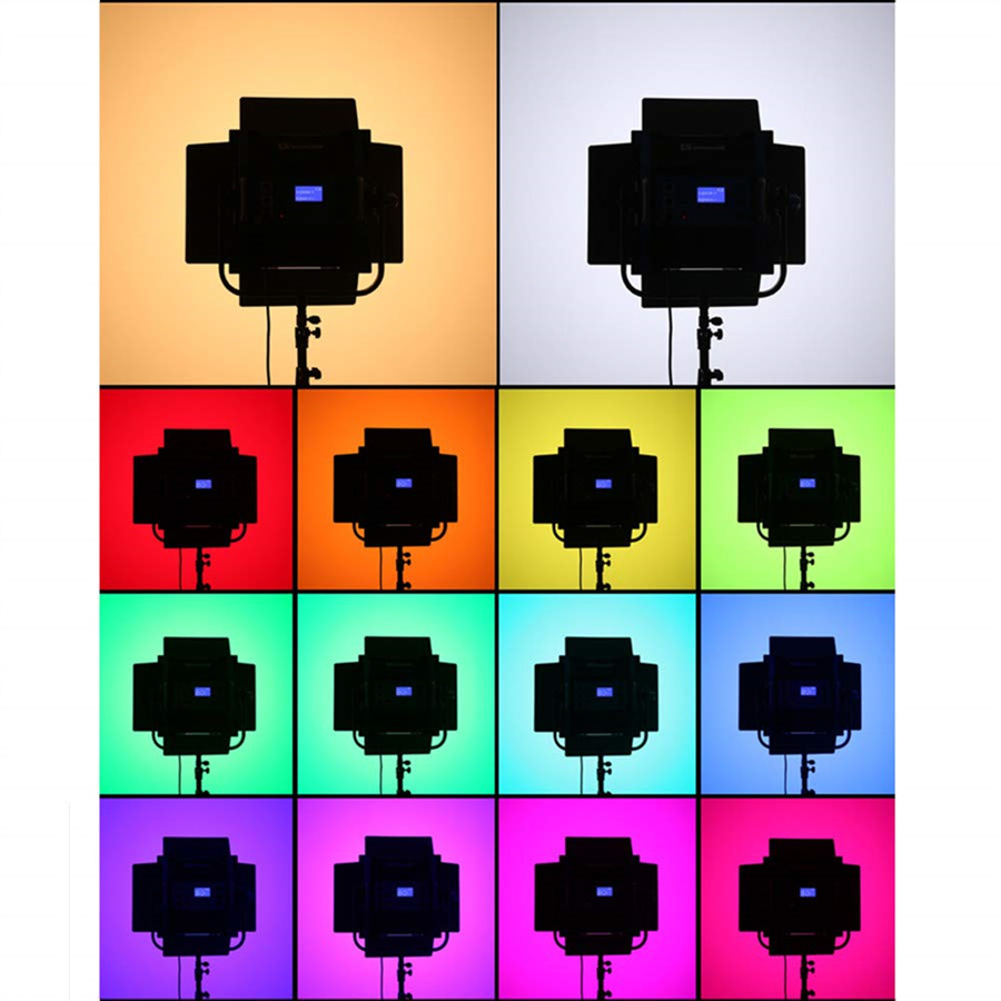 HS-300은 RGBW의 색상과 각 색상들의 혼합을 통해 모든 색상 영역의 랜더링이가능하다.