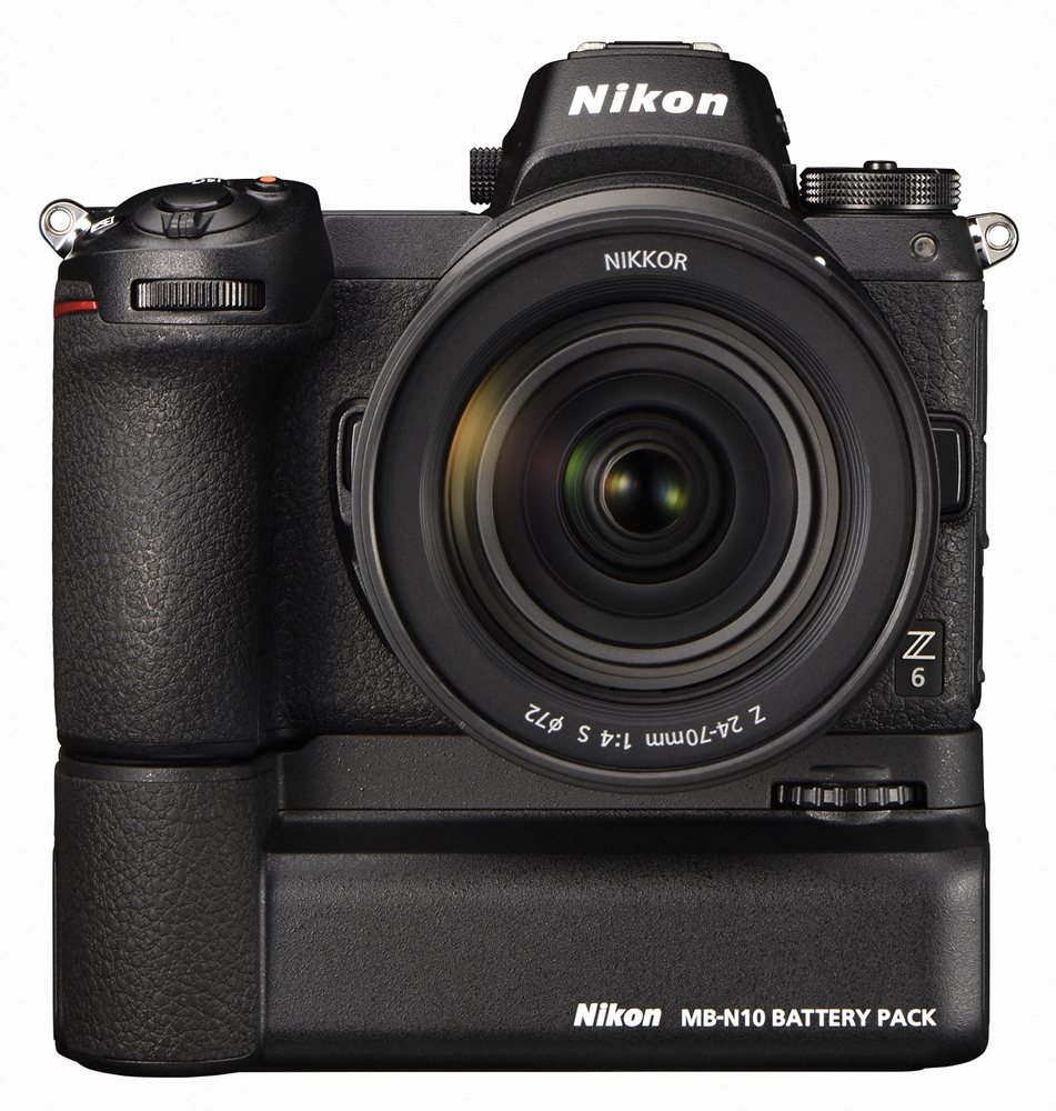 니콘 배터리팩 MB-N10 카메라(Z 6) 장착 컷