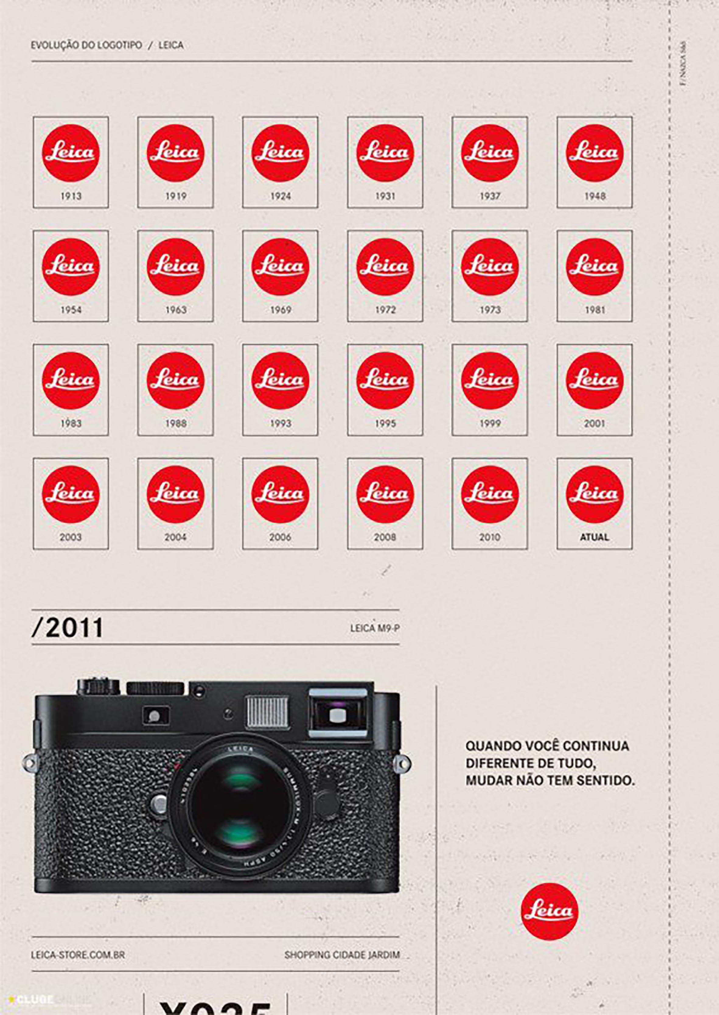 라이카 소식을 전하는 라이카 루머스(Leica Rumors)에서 재조명한 2011년 라이카 M9-P 광고. “this is how the leica logo has changed over the past 100 years”라는 제목으로 게시됐다. 100년 동안 변하지 않은 라이카 로고를 볼 수 있다.
